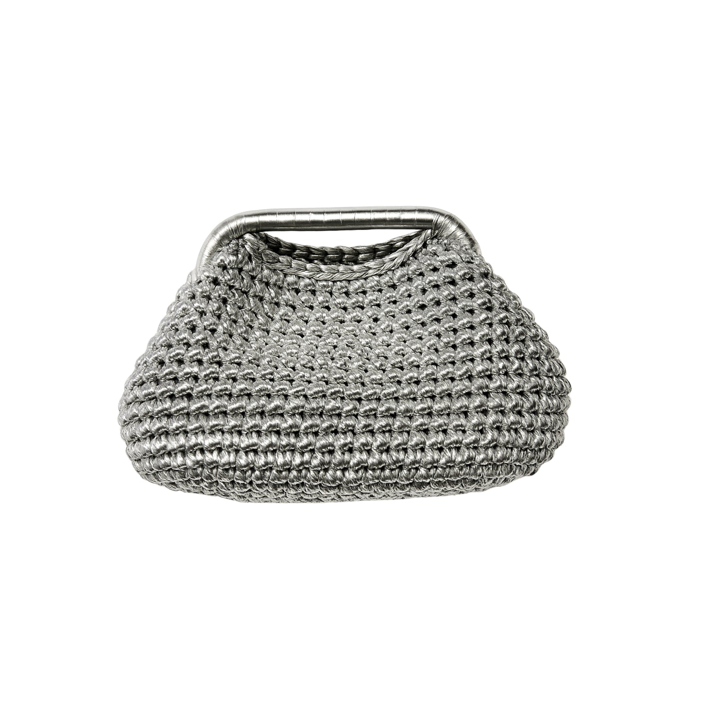 Lumen Woven Bag | Silver
