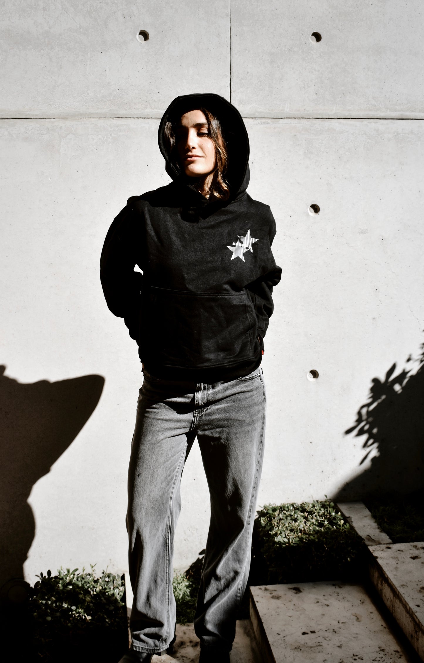 Zebra Hoodie | Black