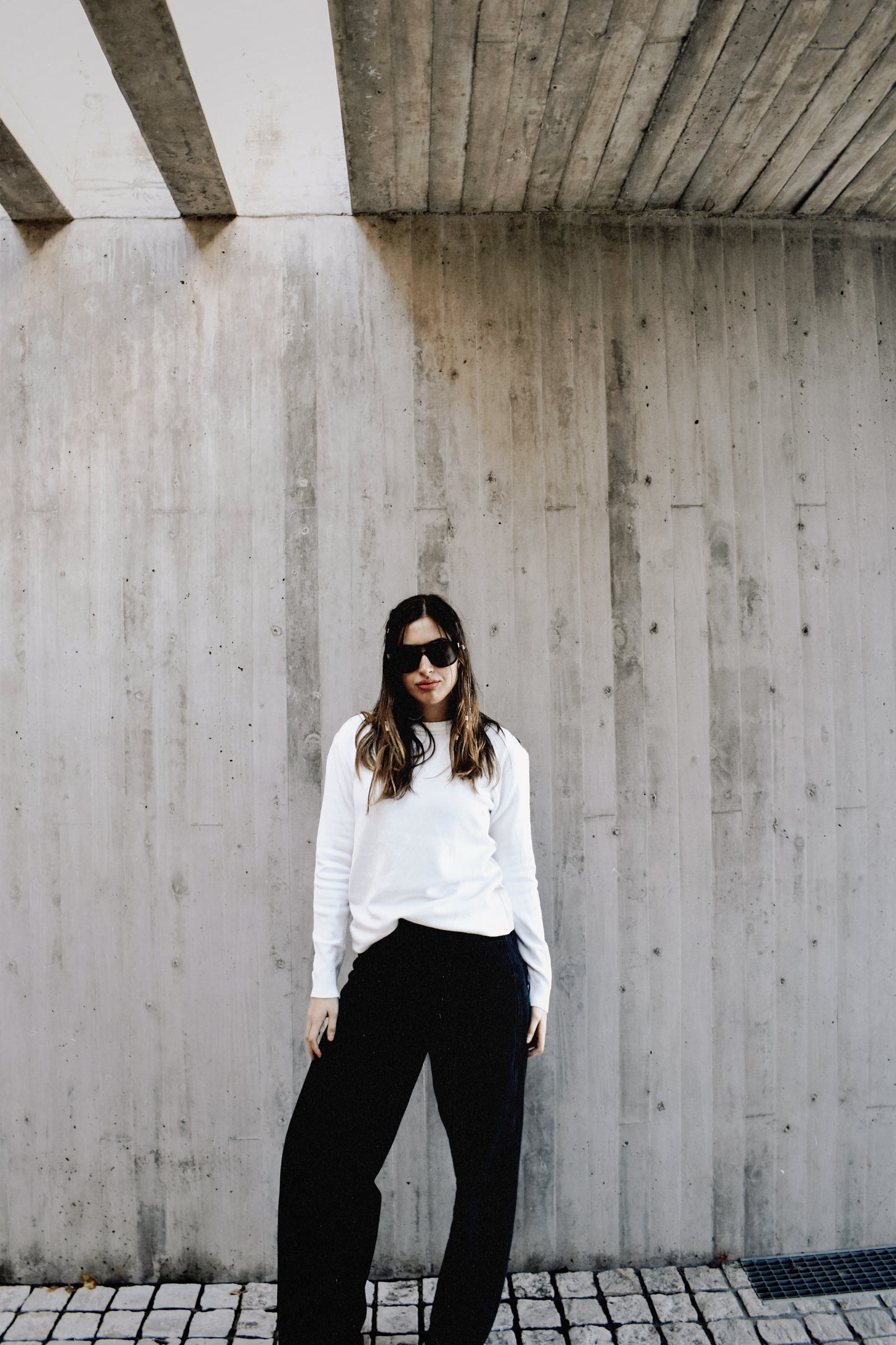 Basic Sweater | White